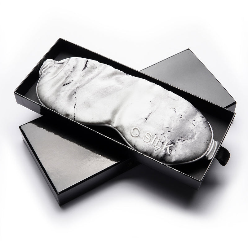 Eye Mask 19mm (White Marble)