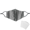 Silk Face Mask with Filter (Grey)