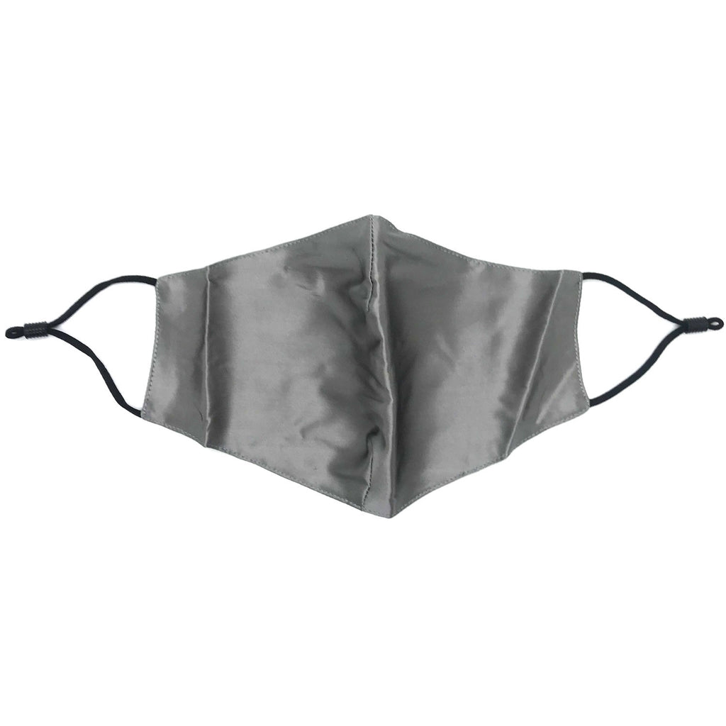 Silk Face Mask with Filter (Grey) Silk Face Mask with Filter (Grey)