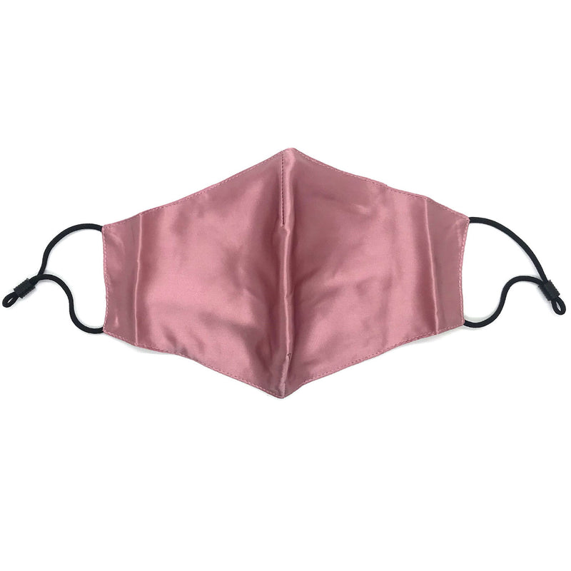 Silk Face Mask with Filter (Pink)