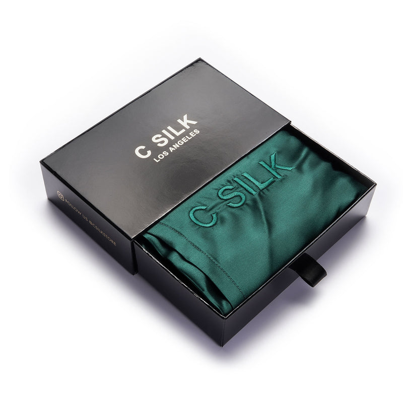 Silk Pillowcase 19mm (Green)