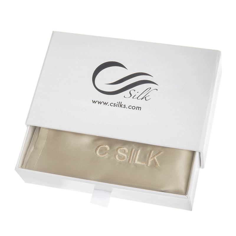Silk Pillowcase 19mm (Light Grey)