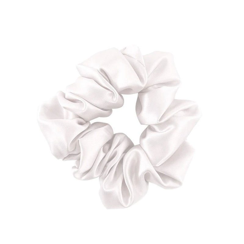 Scrunchies Ponytail Band (White)