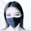 Silk Face Mask with Filter (Black)